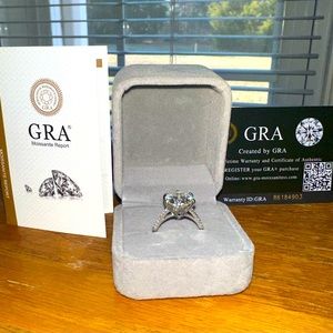 Beautiful 5 Carat Moissanite Ring